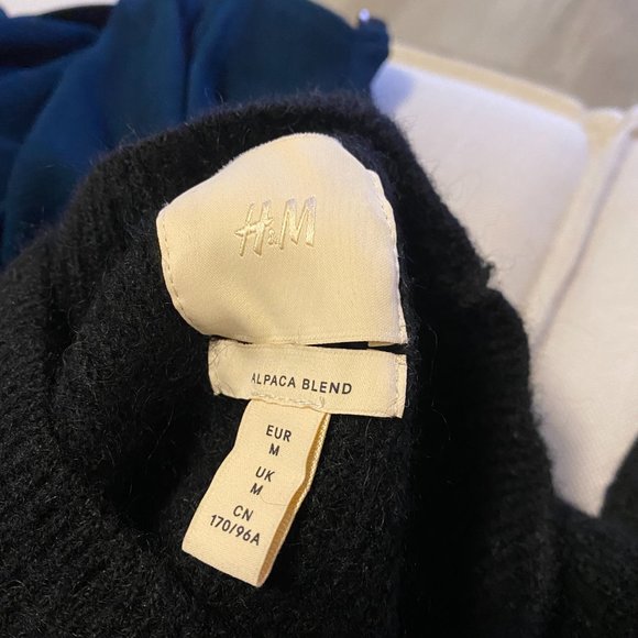 H&M Fine-knit Alpaca-blend Sweater Black - Picture 5 of 5